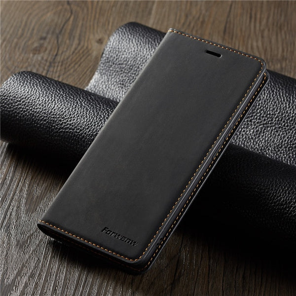Leather Flip Case for Samsung Galaxy Note 9 S10 S9 S8 J4 J6 Plus A6 A7 A8 2018 A30 A40 A50 A60 A70 A80 A90 Magnetic Wallet Cover