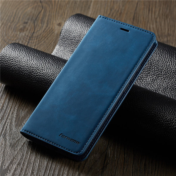 Leather Flip Case for Samsung Galaxy Note 9 S10 S9 S8 J4 J6 Plus A6 A7 A8 2018 A30 A40 A50 A60 A70 A80 A90 Magnetic Wallet Cover