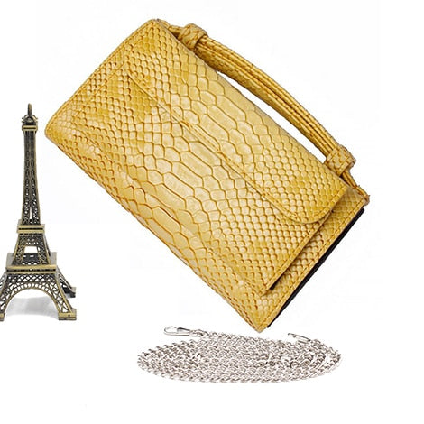 Crocodile Pattern Genuine Leather Handbags Designer Chain Shoulder Bag Square Women Crossbody Bags Clutch Bag Dropship