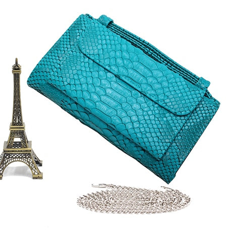Crocodile Pattern Genuine Leather Handbags Designer Chain Shoulder Bag Square Women Crossbody Bags Clutch Bag Dropship