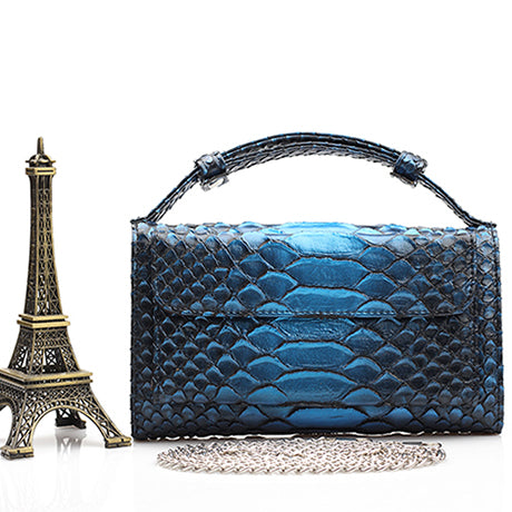 Crocodile Pattern Genuine Leather Handbags Designer Chain Shoulder Bag Square Women Crossbody Bags Clutch Bag Dropship