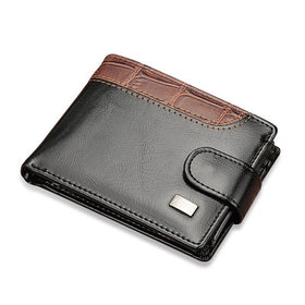 Baellerry Leather Vintage Men Wallets Coin Pocket Hasp Small Wallet Men Purse Card Holder Male Clutch Money Bag Carteira W066