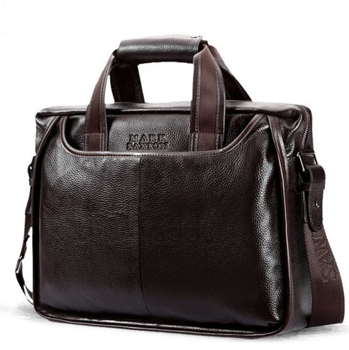 2019 New Fashion cowhide male commercial briefcase /Real Leather vintage men's messenger bag/casual Natural Cowskin Business bag