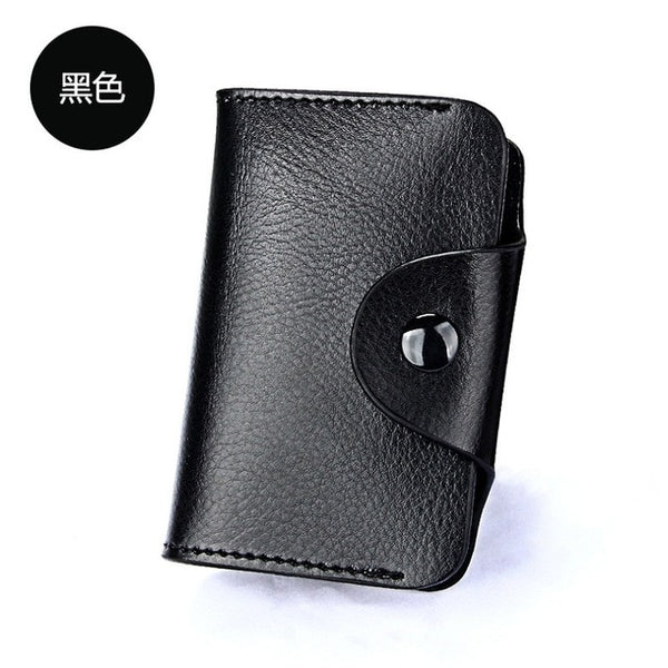 Genuine Leather card holder Unisex credit card holder Wallet Bank Credit Card Case ID Holders Women cardholder porte carte
