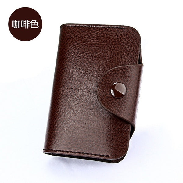 Genuine Leather card holder Unisex credit card holder Wallet Bank Credit Card Case ID Holders Women cardholder porte carte