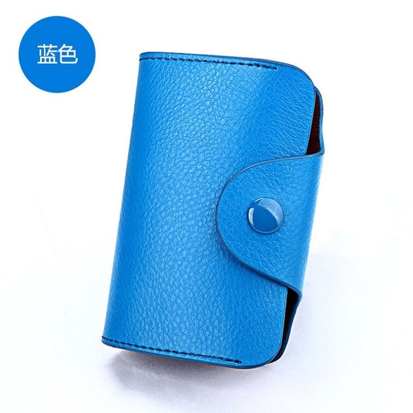 Genuine Leather card holder Unisex credit card holder Wallet Bank Credit Card Case ID Holders Women cardholder porte carte