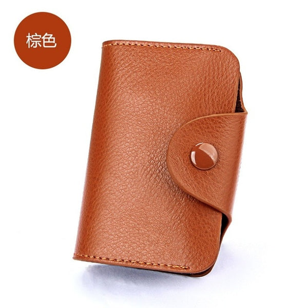 Genuine Leather card holder Unisex credit card holder Wallet Bank Credit Card Case ID Holders Women cardholder porte carte