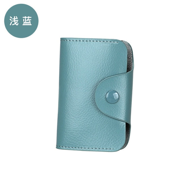 Genuine Leather card holder Unisex credit card holder Wallet Bank Credit Card Case ID Holders Women cardholder porte carte
