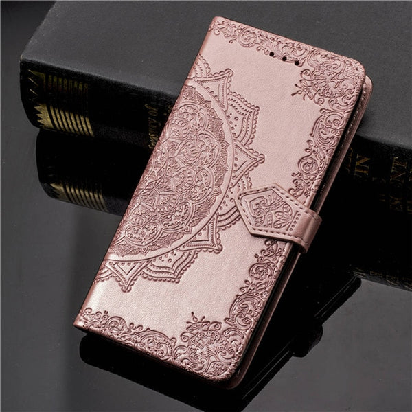 3D Flower Leather Case For Samsung Galaxy A50 A30 A40 A10 S10 S9 S8 S7 J2 Core J3 J5 J7 J1 2016 2017 A6 A7 J6 J4 Plus 2018 Cover