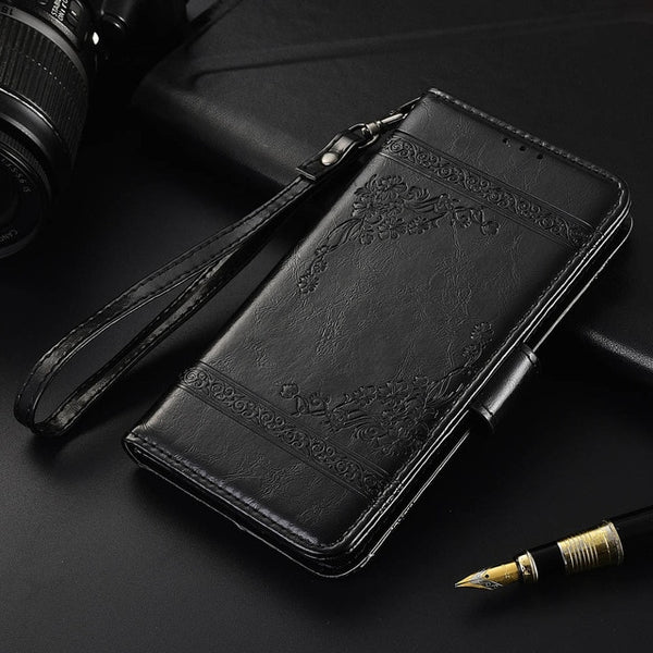 Flip Leather Case For Xiaomi Redmi Note 7 Fundas wallet case TPU For Redmi Note 5 6 7 pro  Phone Bag