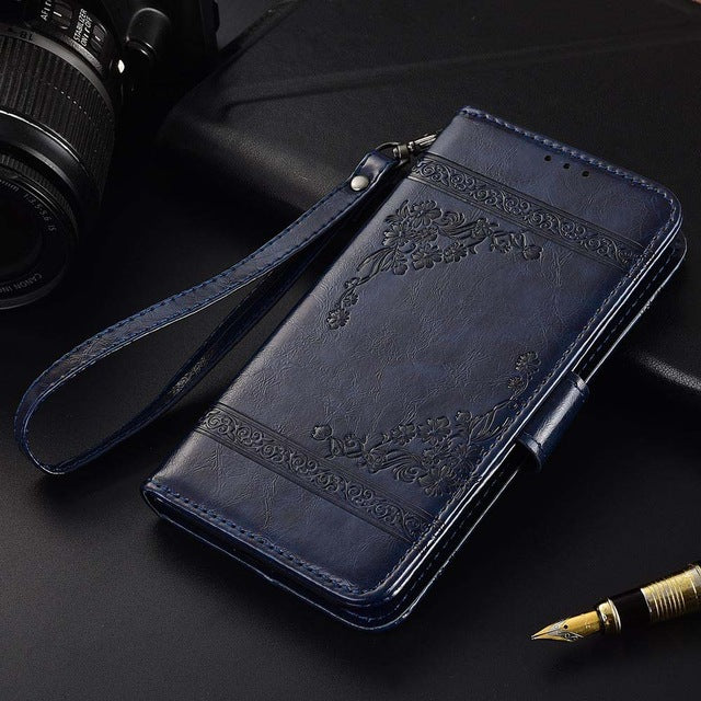 Flip Leather Case For Xiaomi Redmi Note 7 Fundas wallet case TPU For Redmi Note 5 6 7 pro  Phone Bag