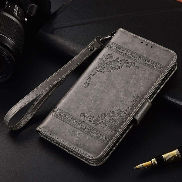 Flip Leather Case For Xiaomi Redmi Note 7 Fundas wallet case TPU For Redmi Note 5 6 7 pro  Phone Bag