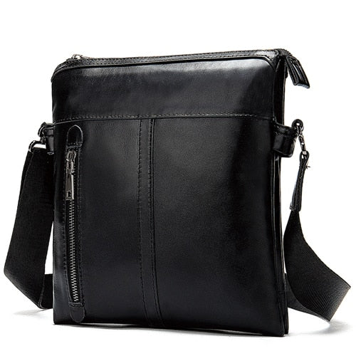 WESTAL Messenger Bag Men's Genuine Leather shoulder bag for men leather fashion Small Flap male Crossbody Bags handbags 1023